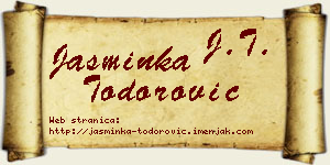 Jasminka Todorović vizit kartica